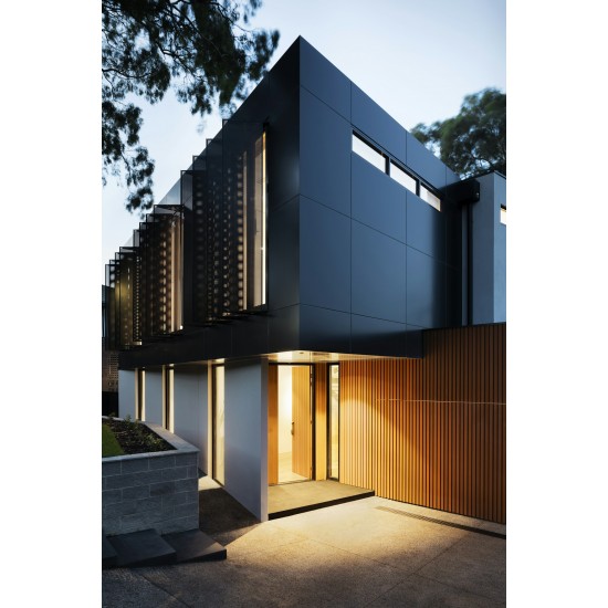 Flat Panel Modern Cabinets — Matte Black
