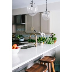 Steel Grey Quartz Counter — 96